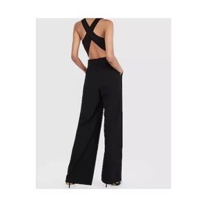 Express Black Cross Back Jumpsuit XXS Petite BNWT
